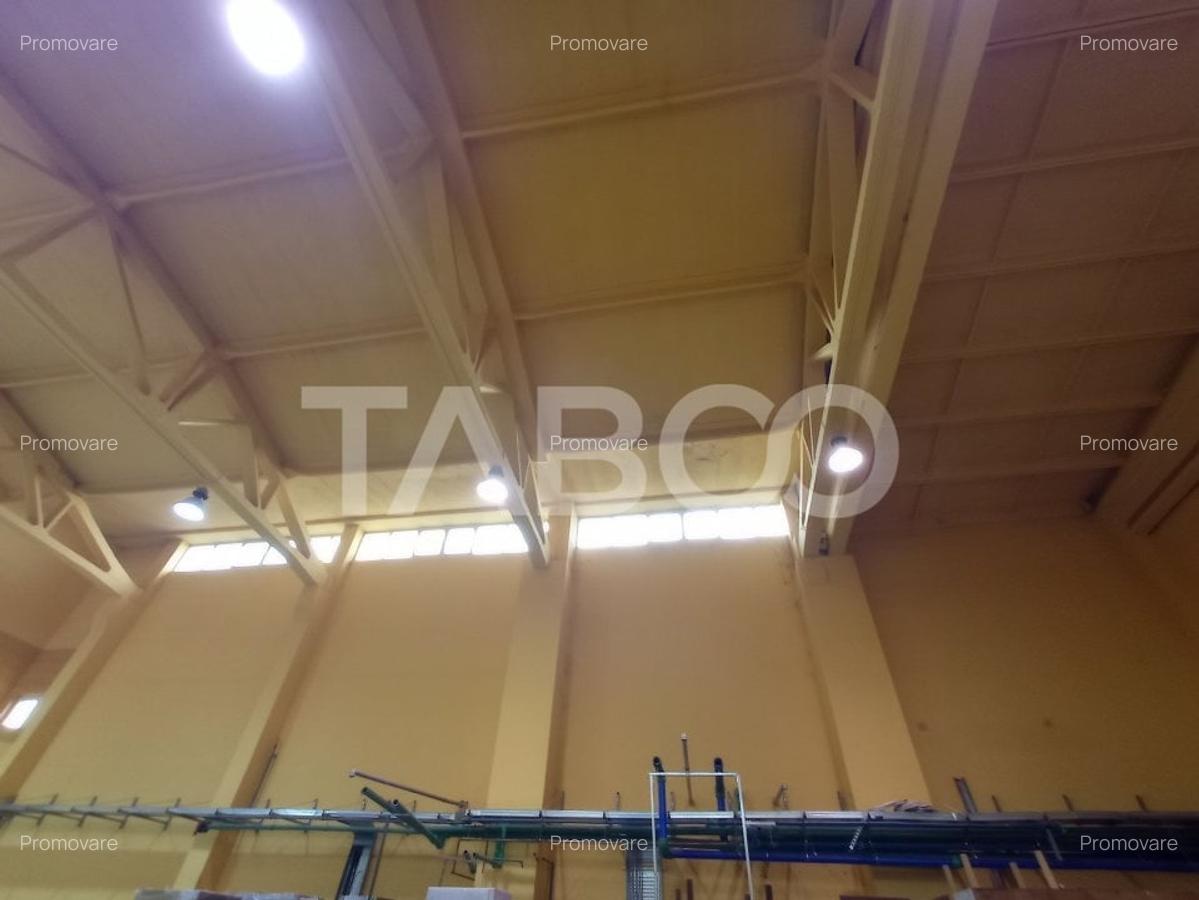 Spatiu Industrial 1000 mp utili cu birouri si parcari Central Sibiu - 5