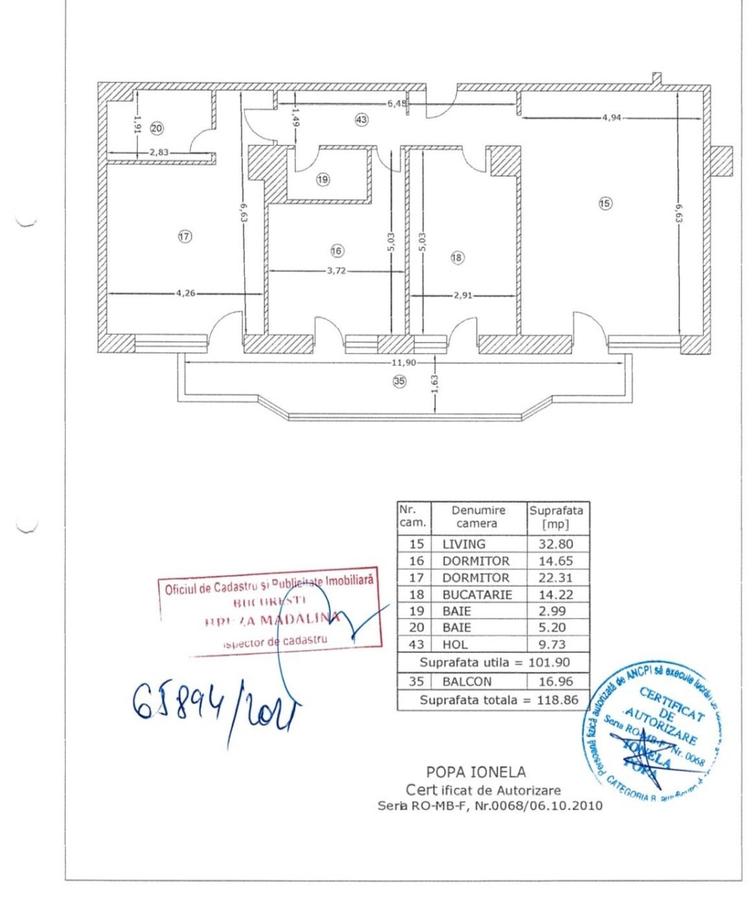 Apartament cu 3 camere decomandat în Herăstrău - 17