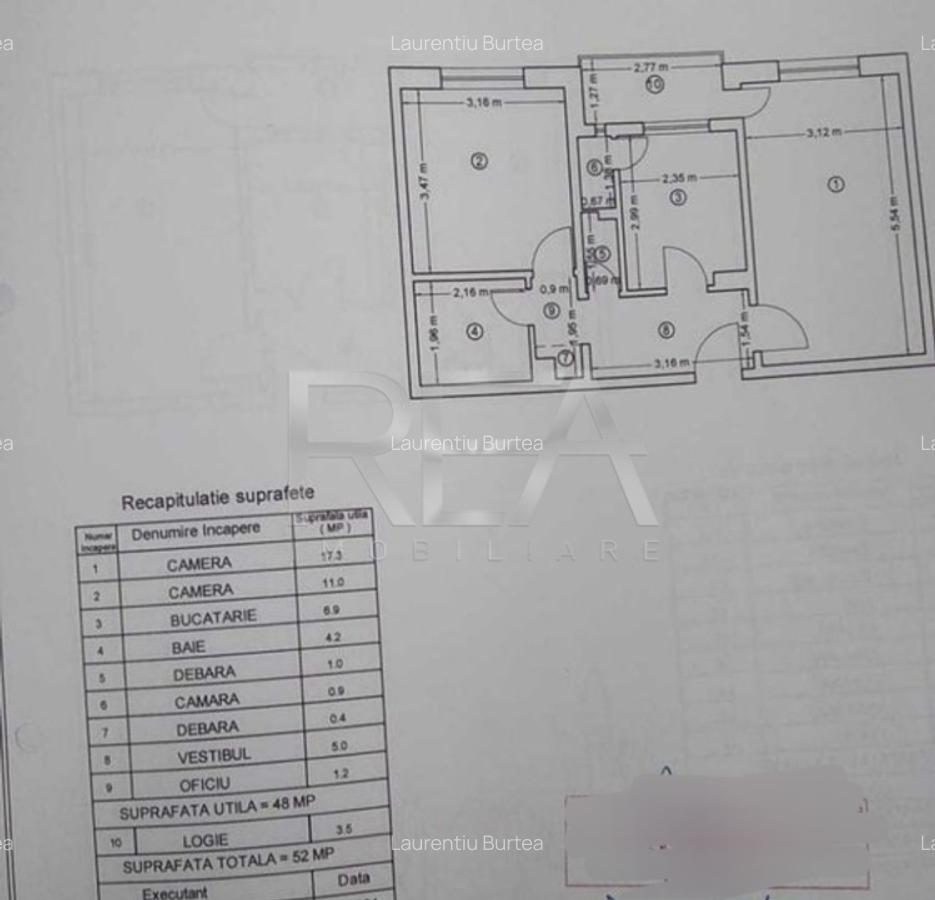 2 camere 1/8, renovat, Crangasi-Str. George Valsan. - 9