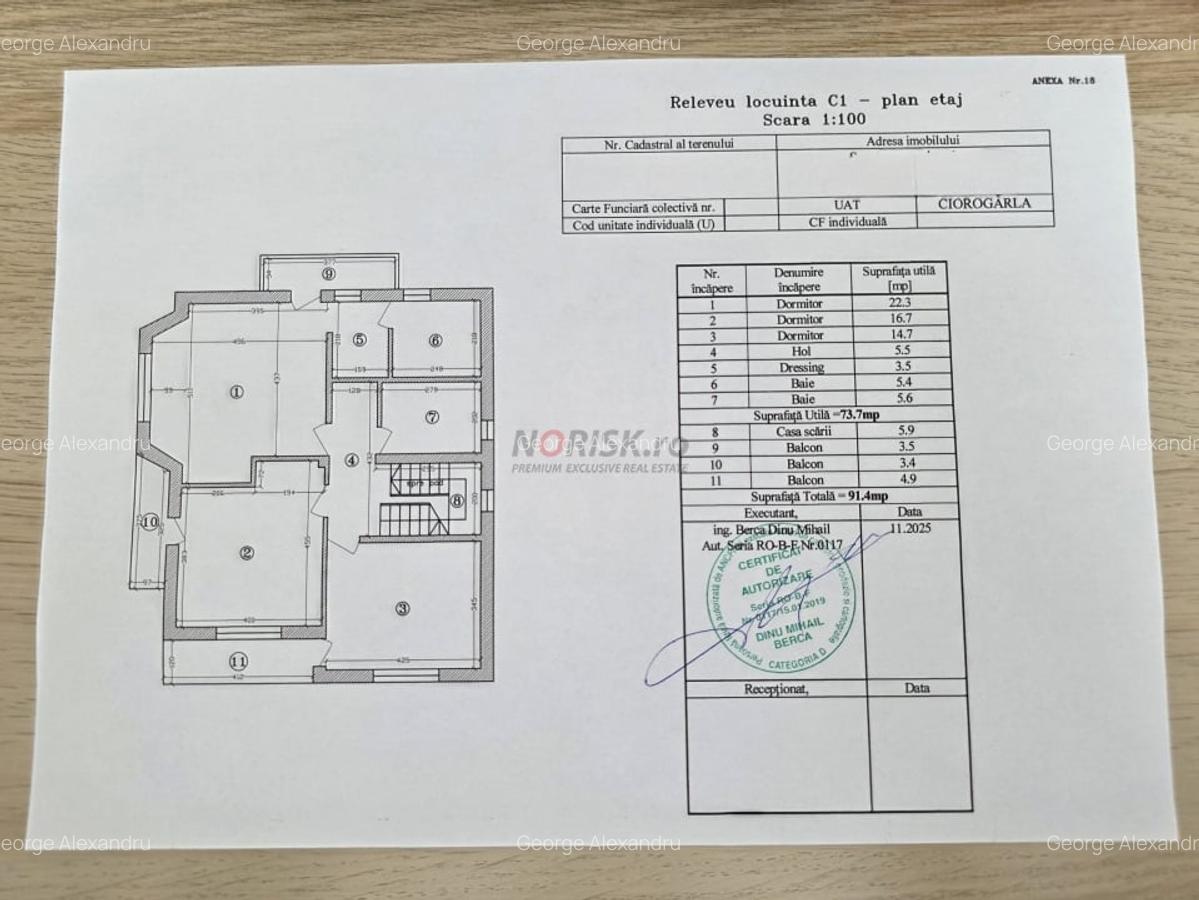 Vila spatioasa in Ciorogarla, teren 656 mp, mansarda 80 mp - 17