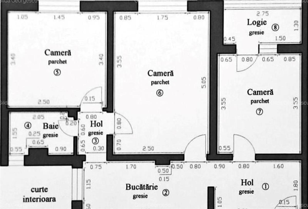Apartament cu 3 camere decomandat în Gemenii - 8