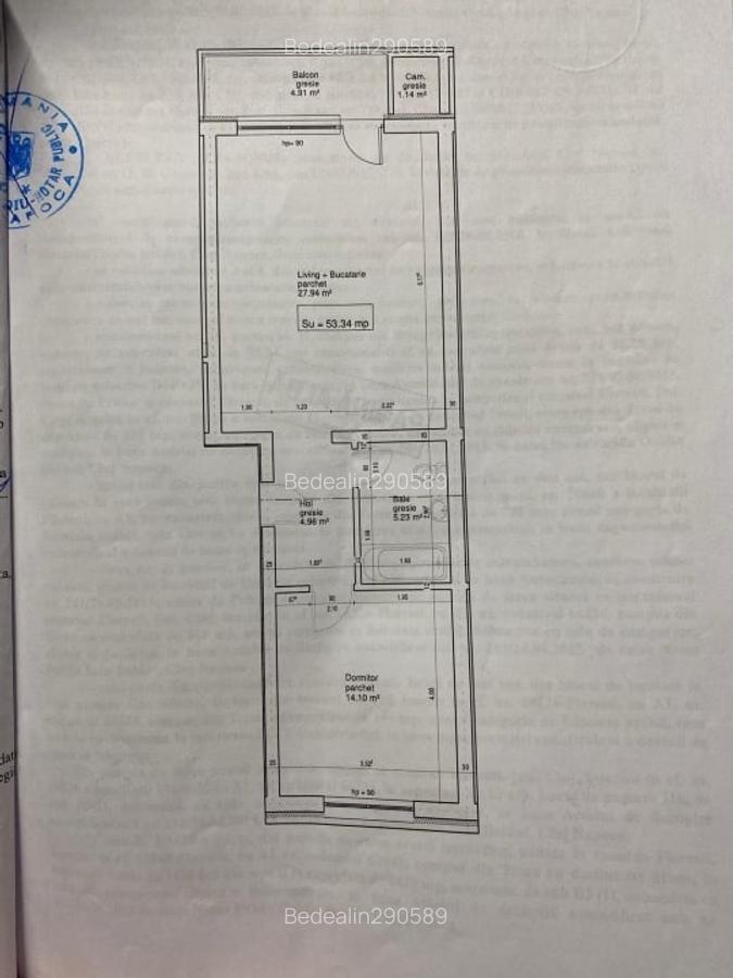Apartament 2 camere de vânzare în Florești, lângă Parc Poligon - 7