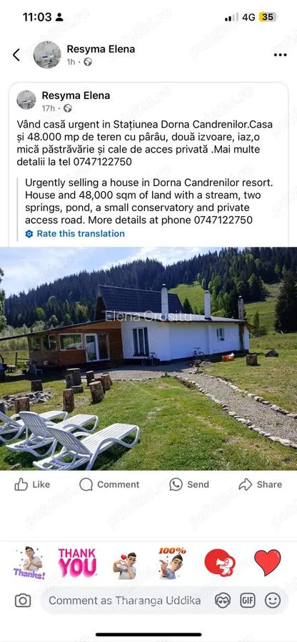 Vand casa in Sta?iunea Dorna Candrenilor ?i teren. - 1
