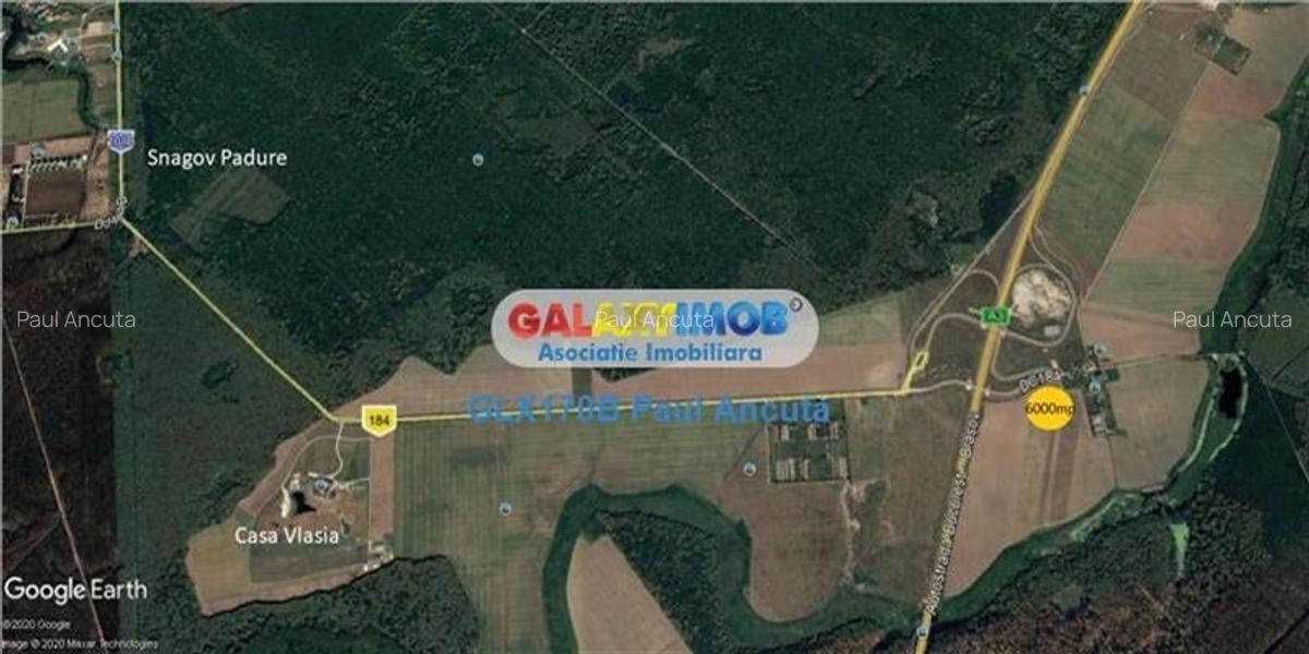 Teren Snagov 6000 mp cu acces la Nod Autostrada A3 - 3