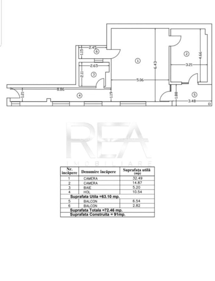 2 camerere | Parcare inclusa | Mobilat complet | Dezrobirii - 8