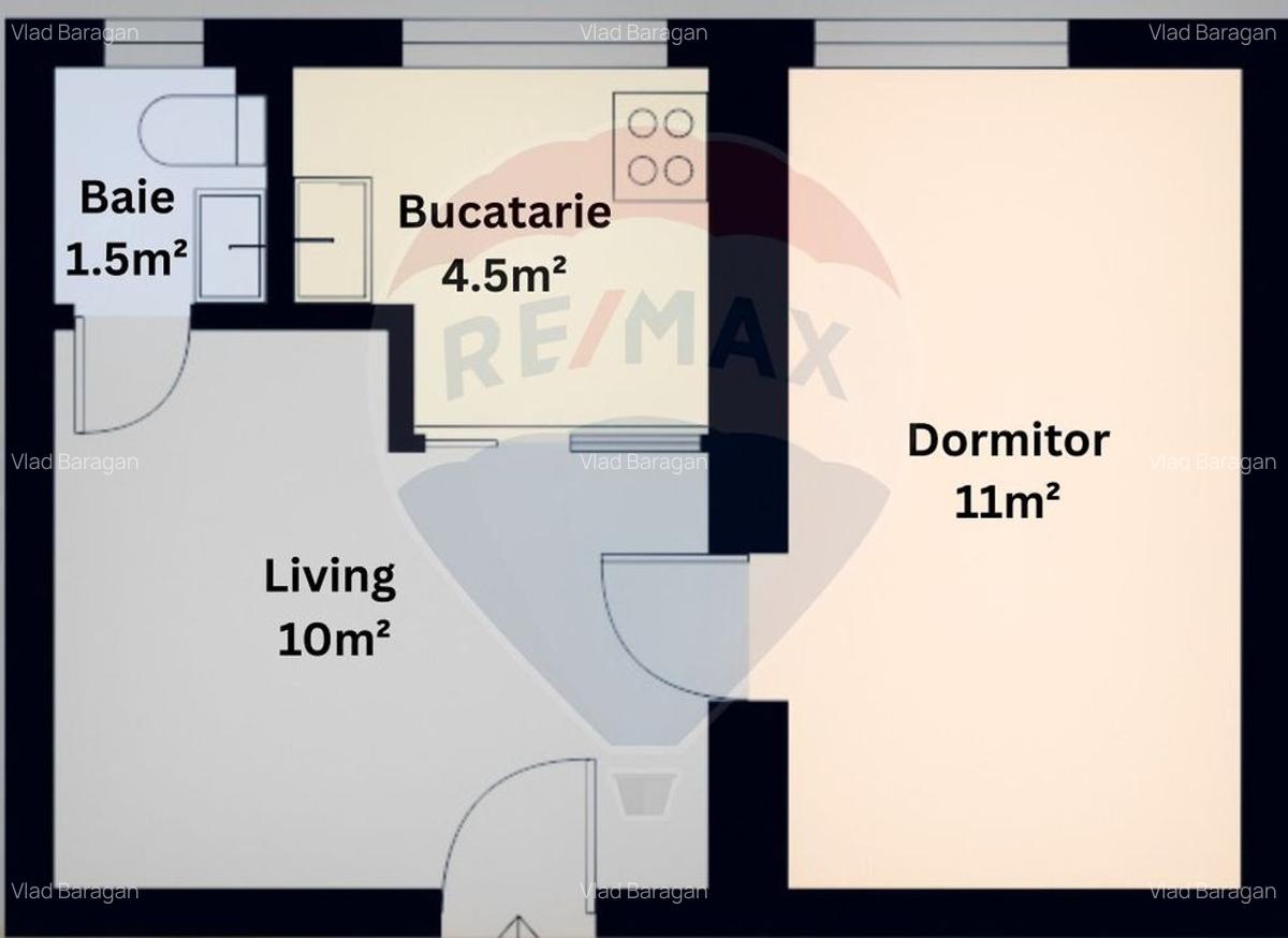 Studio Piata Muncii - Centrala Proprie ideal pentru investitie - 8