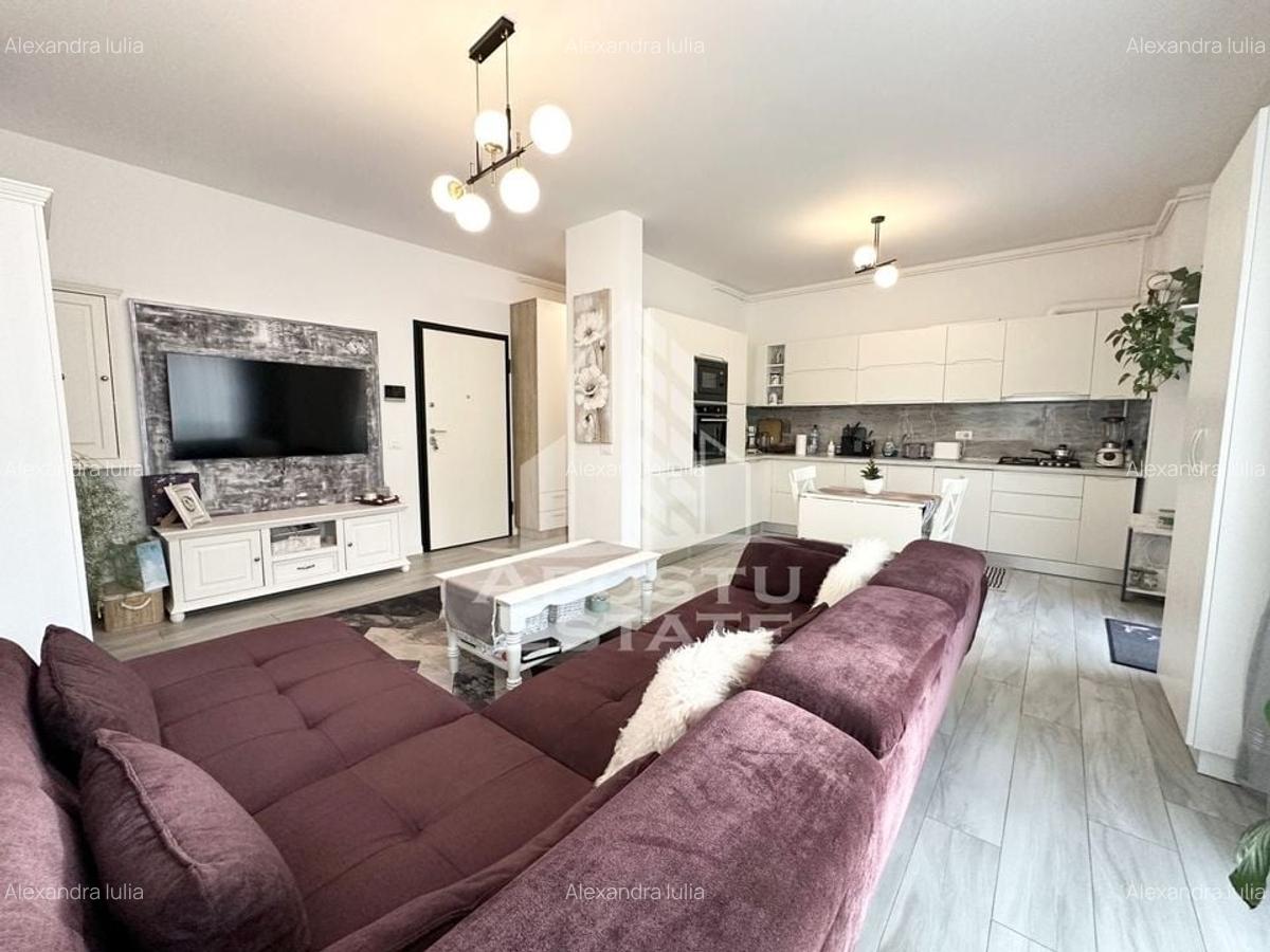 Apartament cu 2 camere, mobilat la etajul 1 cu lift si piscina Giroc. - 4