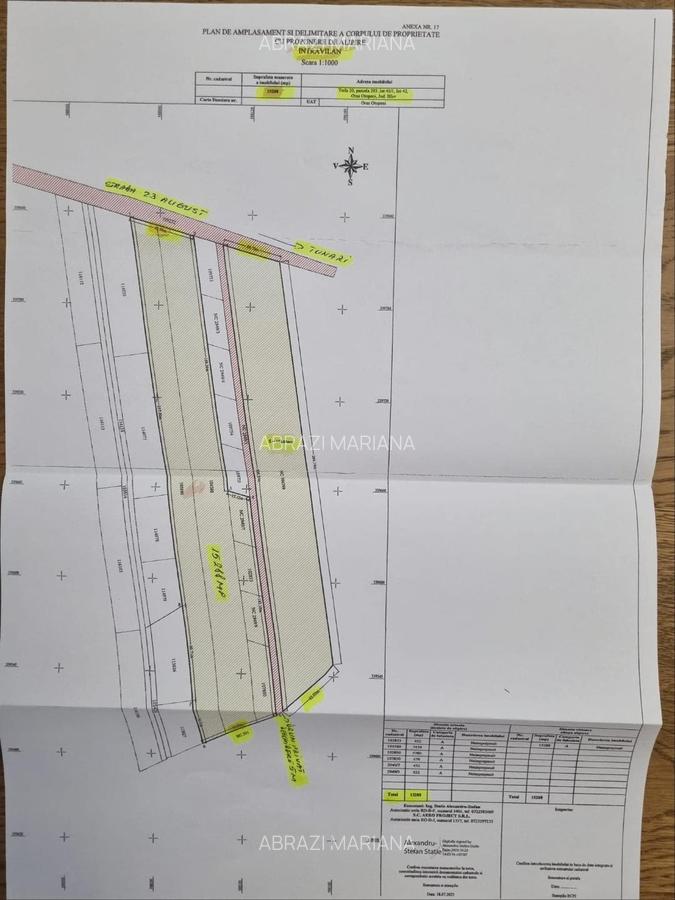 Teren intravilan 15.000 mp, deschidere 43 m – Str. 23 August, Otopeni - 1