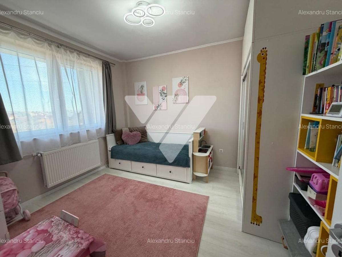 Apartament 2 camere mobilat modern etaj 2 balcon zona Turnisor Sibiu - 8