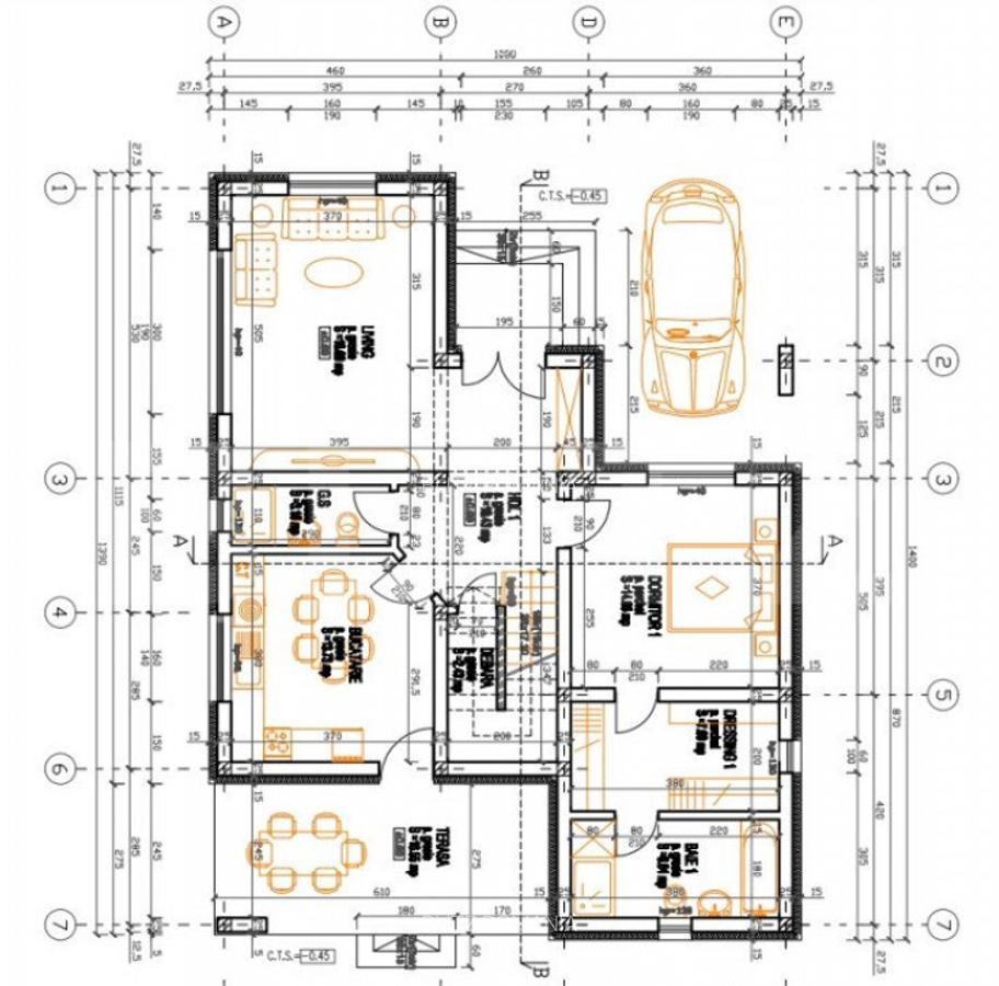 Casa individuala, 4 camere, la cheie, zona Recea - 1