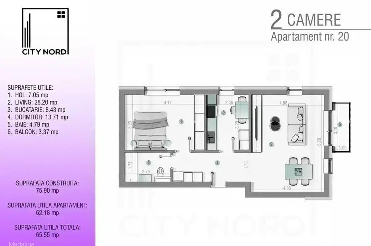 Locuin?a ideala pentru un nou inceput -2 camere spa?i... - 8