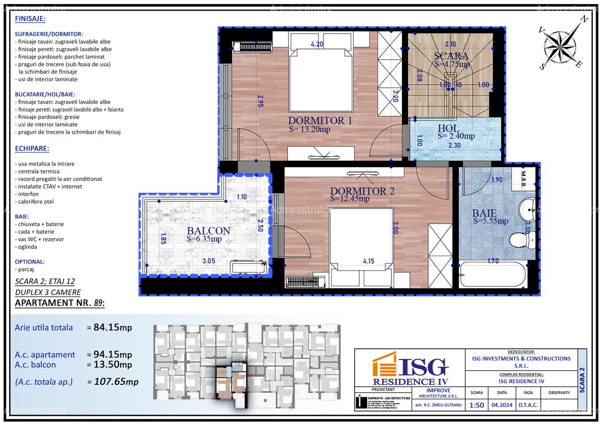 Unirii-Parcul Carol- ISG Residence IV- decomandat, constructie 2026 - 2 Unirii-Parcul Carol- ISG Residence IV- decomandat, constructie 2026 - 2