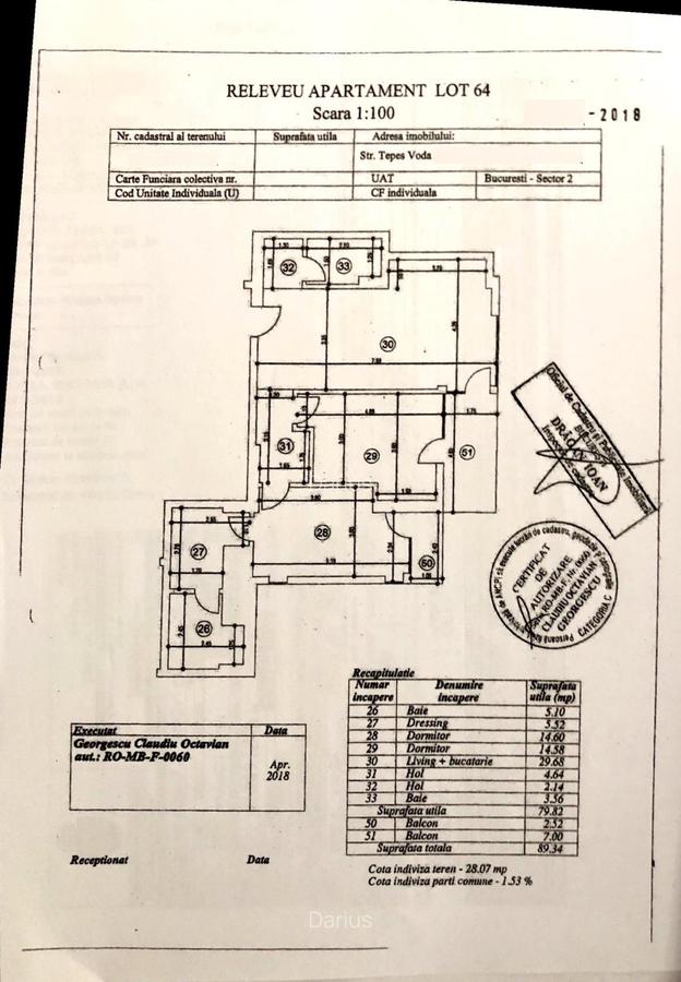 Apartament 3 camere zona Calea Calarasilor - Popa Nan | Bloc 2018 | 90 mp - 6
