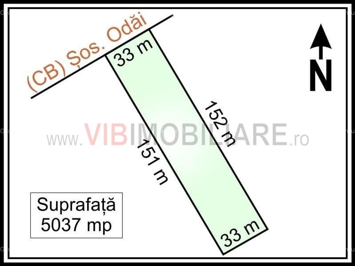 Baneasa - Centura Odai Stradal, teren intravilan, suprafata 5.037 mp - 1