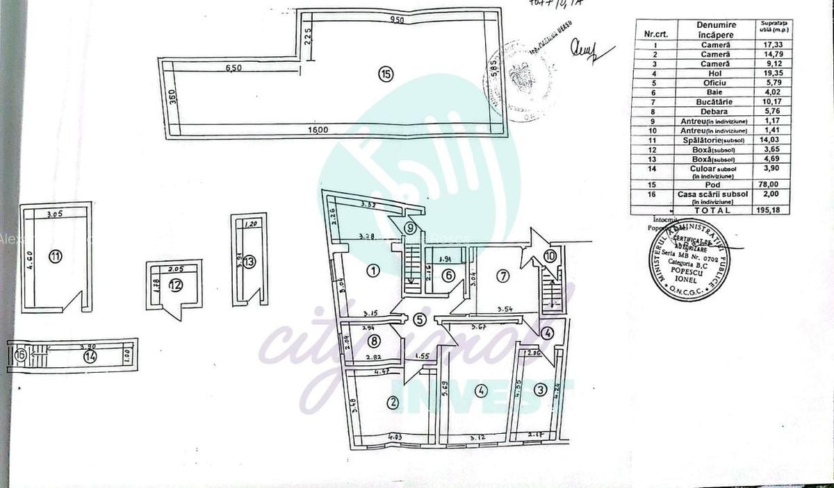 Apartament 5 camere, , vilă interbelică - cartier de case - 20