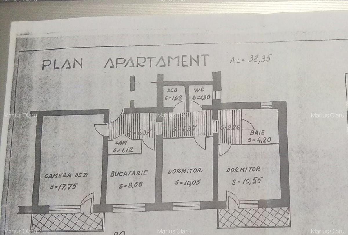 Apartament 3 camere Parcul Circului | 2 balcoane - 4