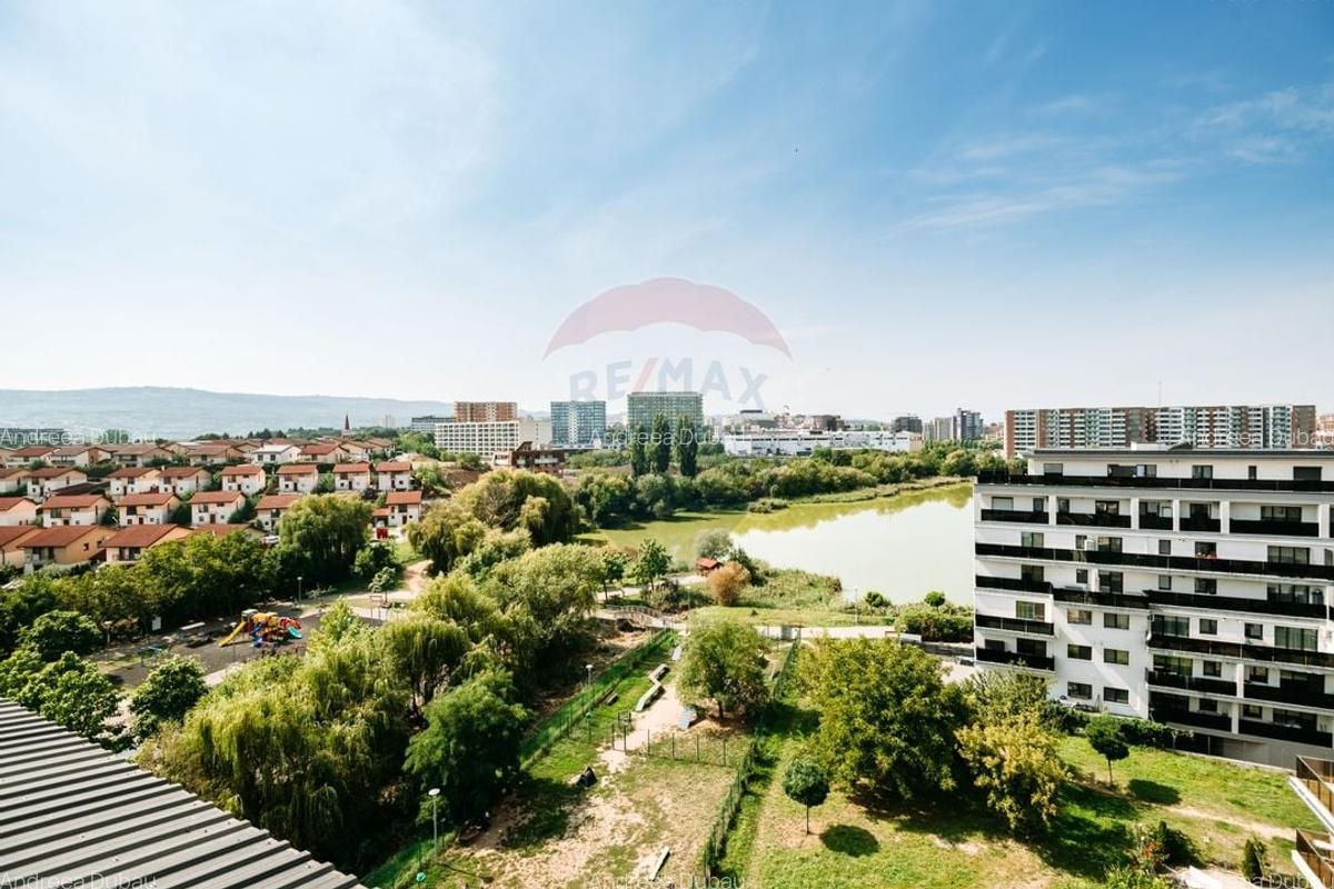 Penthouse pe doua niveluri, terasa si panorama - 18