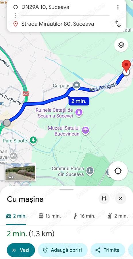 Teren extravilan de vanzare 5100mp in Suceava zona Suhat - 1