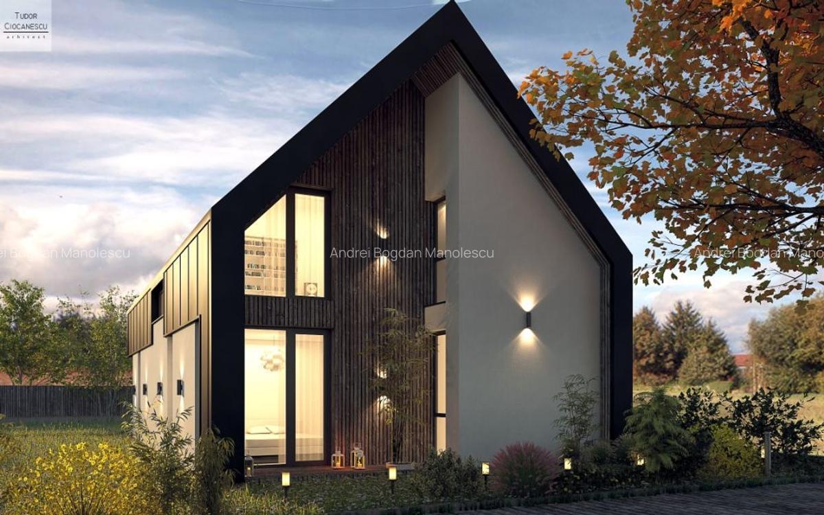 Vanzare vila lux  cu arhitectura premium si curte mare in Magurele - 5