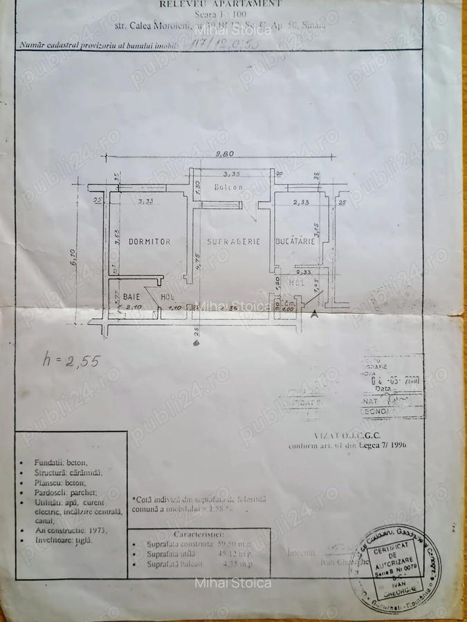 De vanzare apartament cu 2 camere semidecomandat Sinaia - 1