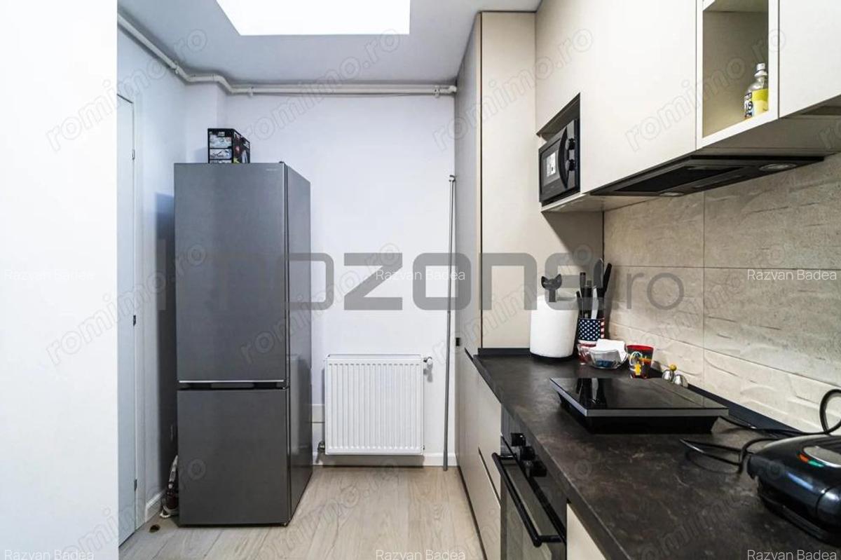 Militari Carabusului, 2 camere, mobilat, utilat, etaj 3, lift, terasa 17 mp - 9