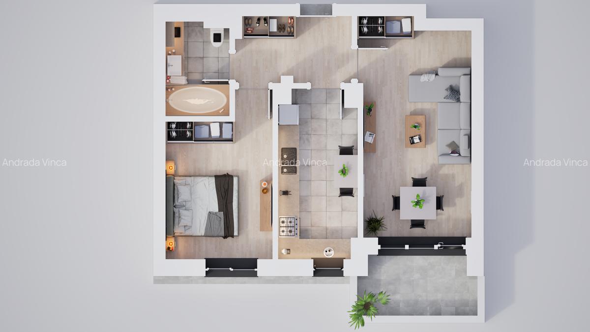 Apartament 2 camere, bloc nou, construcție solidă, parcari subterane și boxe - 7