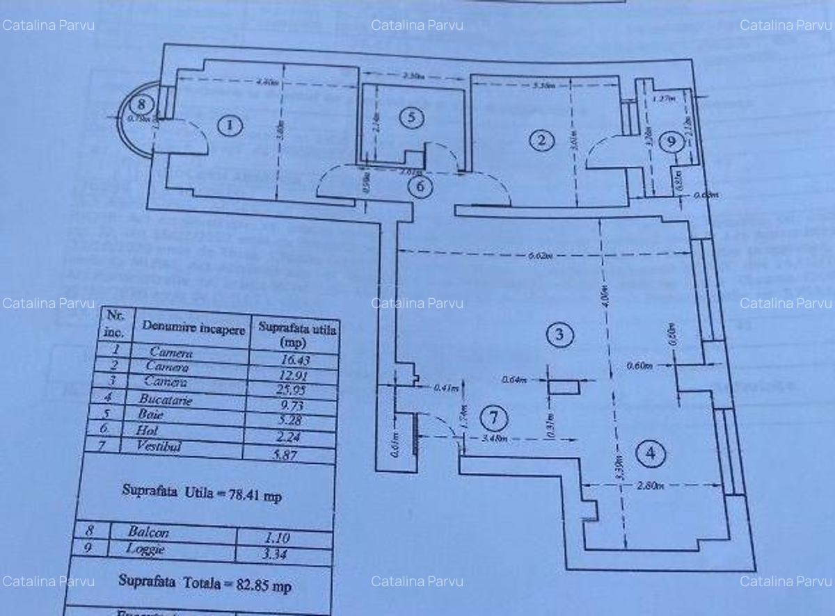 Apartament cu 3 camere decomandat, mobilat în Unirii - 14