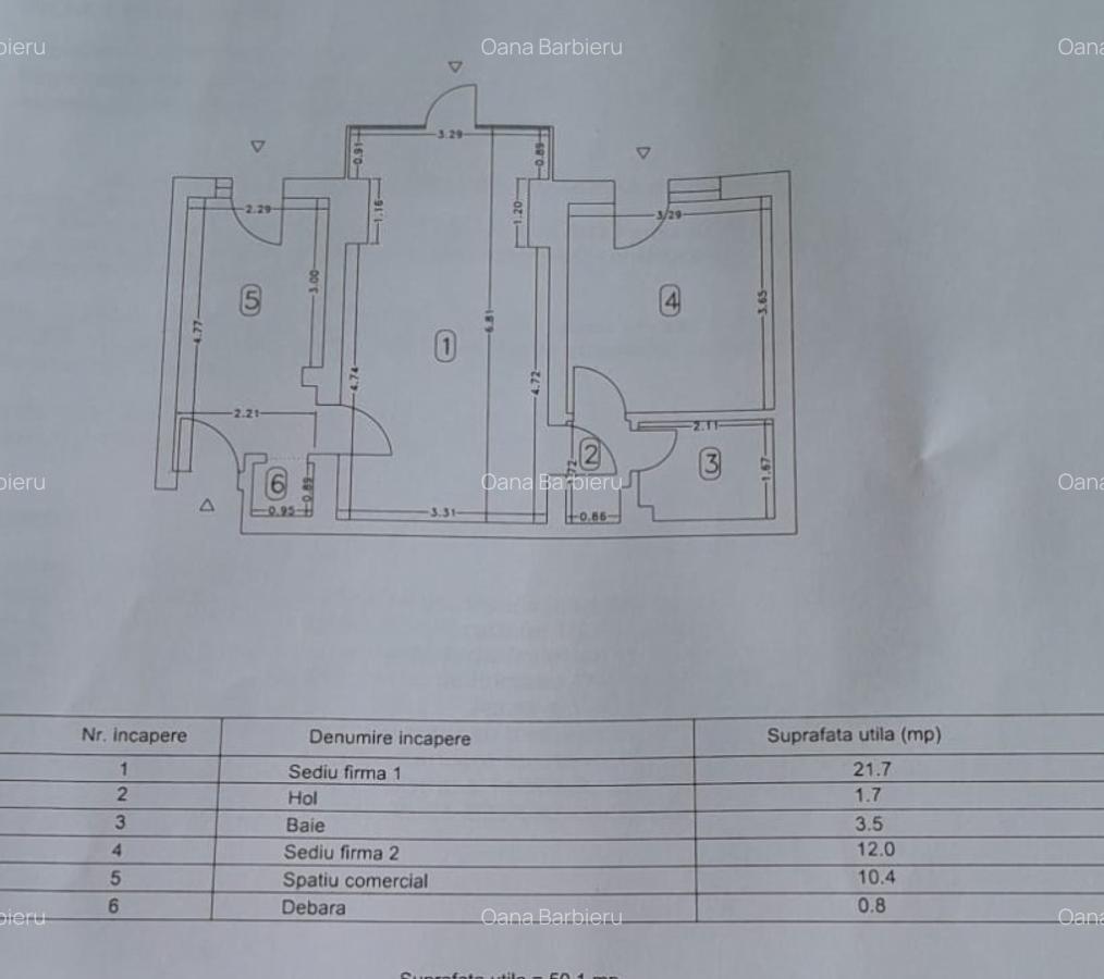 Brotacei, spatiu comercial, 3 intrari, 50 mp. - 8