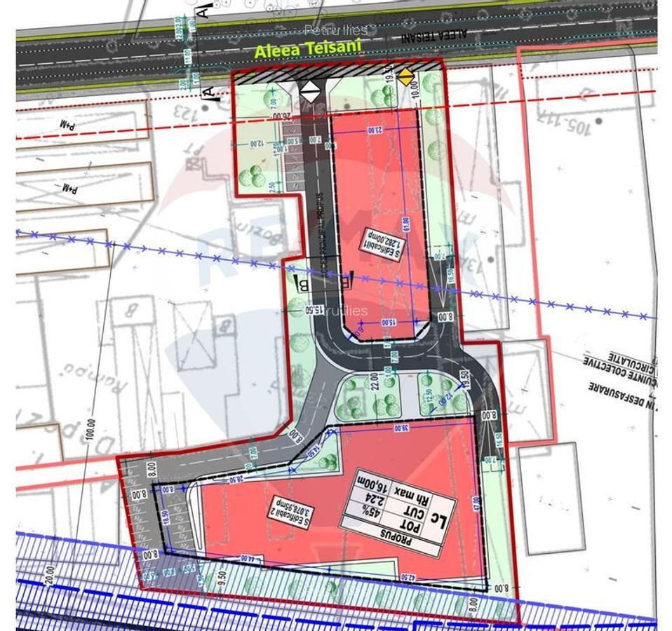 Teren investitie, 9690 mp, Aleea Teisani,sector 1 - 3