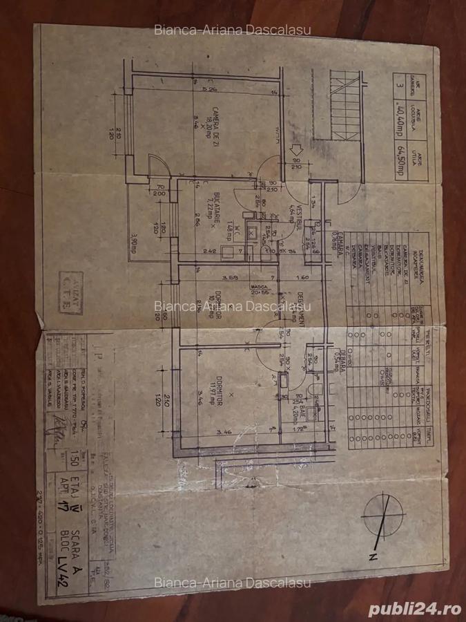 Apartament 3 camere Zona Dacia langa Scoala Spectrum - 1