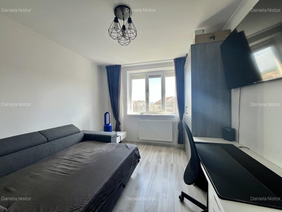 Apartament cu 3 camere semidecomandat, mobilat în Nufărul - 6