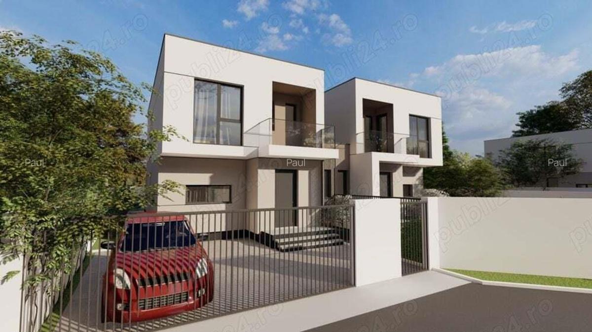 Casa individuala tip duplex fara pereti comuni pe Str.Strugurilor - 4