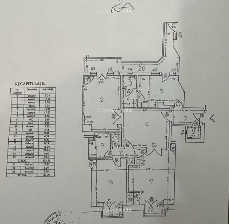MT738 - For Sale – 5-Rooms, 2-Bathroom Disaster State -  Ion Câmpineanu Street - 6