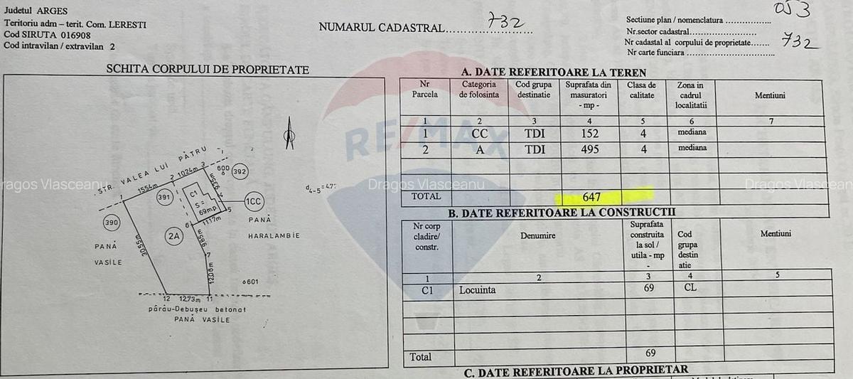 Casa si teren de vanzare in Leresti la super pret - 3
