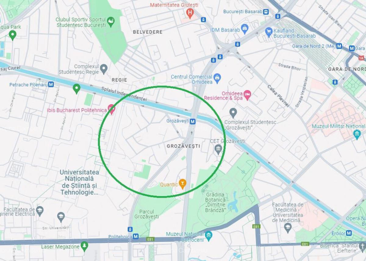 Grozavesti, teren 890 mp, S+P+4 - 2