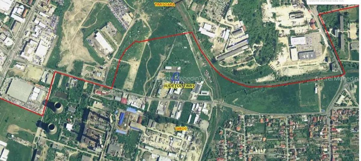 Teren pentru constructie hala | 1000 mp | Chisoda | COMISION 0% - 1