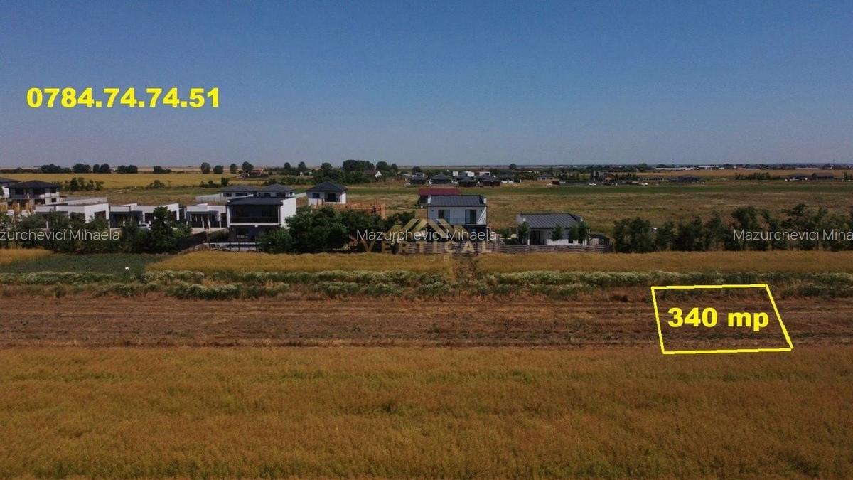 Teren cu gaz si curent - comuna Berceni - 2