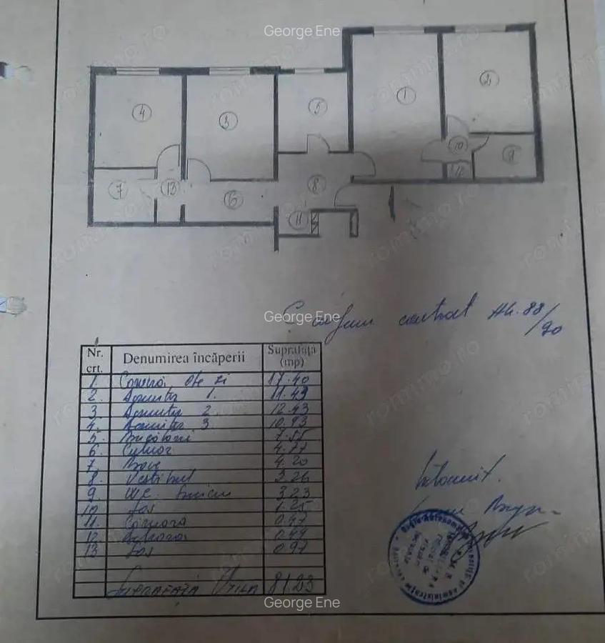 Apartament 4 camere vanzare zona Rahova Calea Ferentari nr.12 - 8