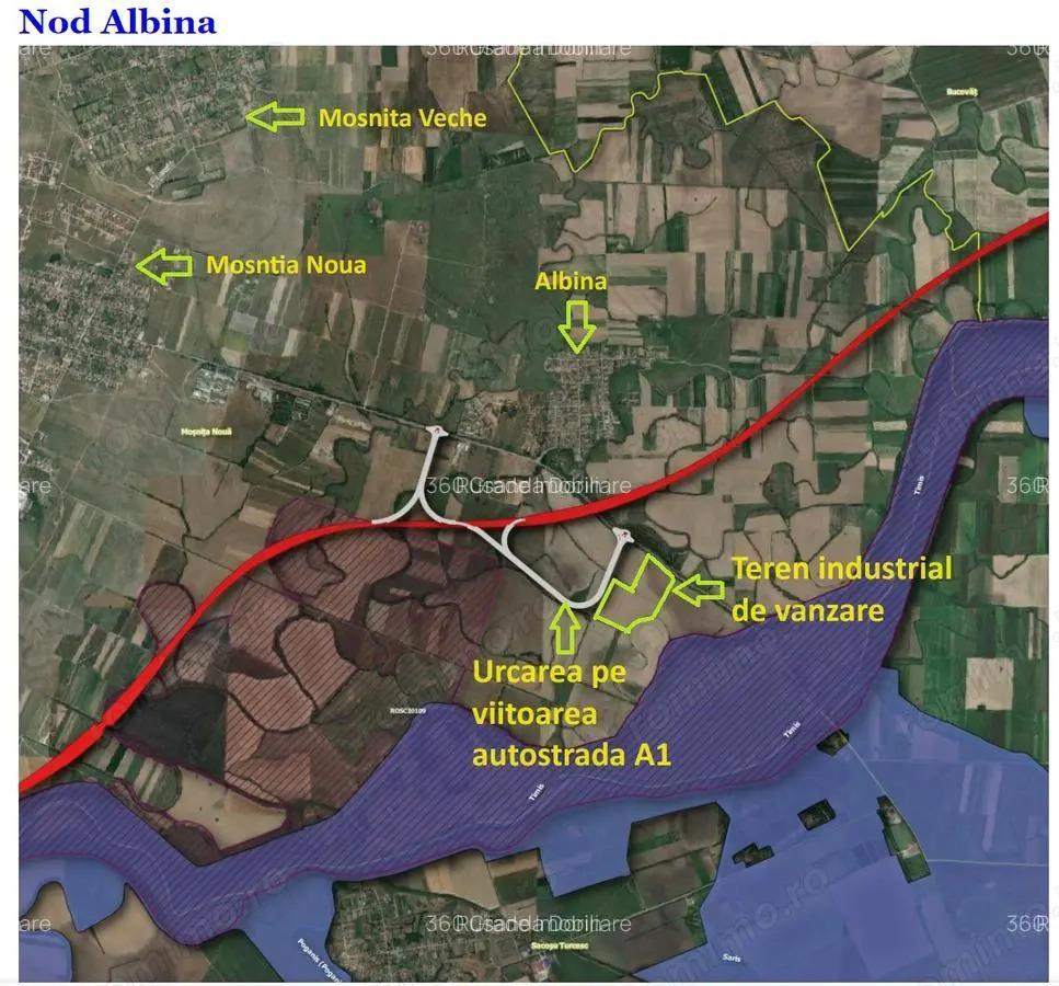 Teren Industrial de Vanzare PUZ Finalizat, Loca?ie Strategica! - 1