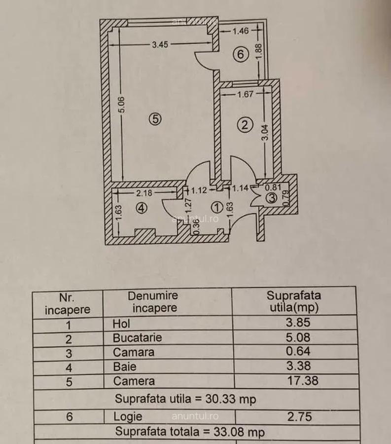 Pantelimon, Ritmului, stradal 8/10 dec 33mp vedere spate bl 1981 reab term - 5