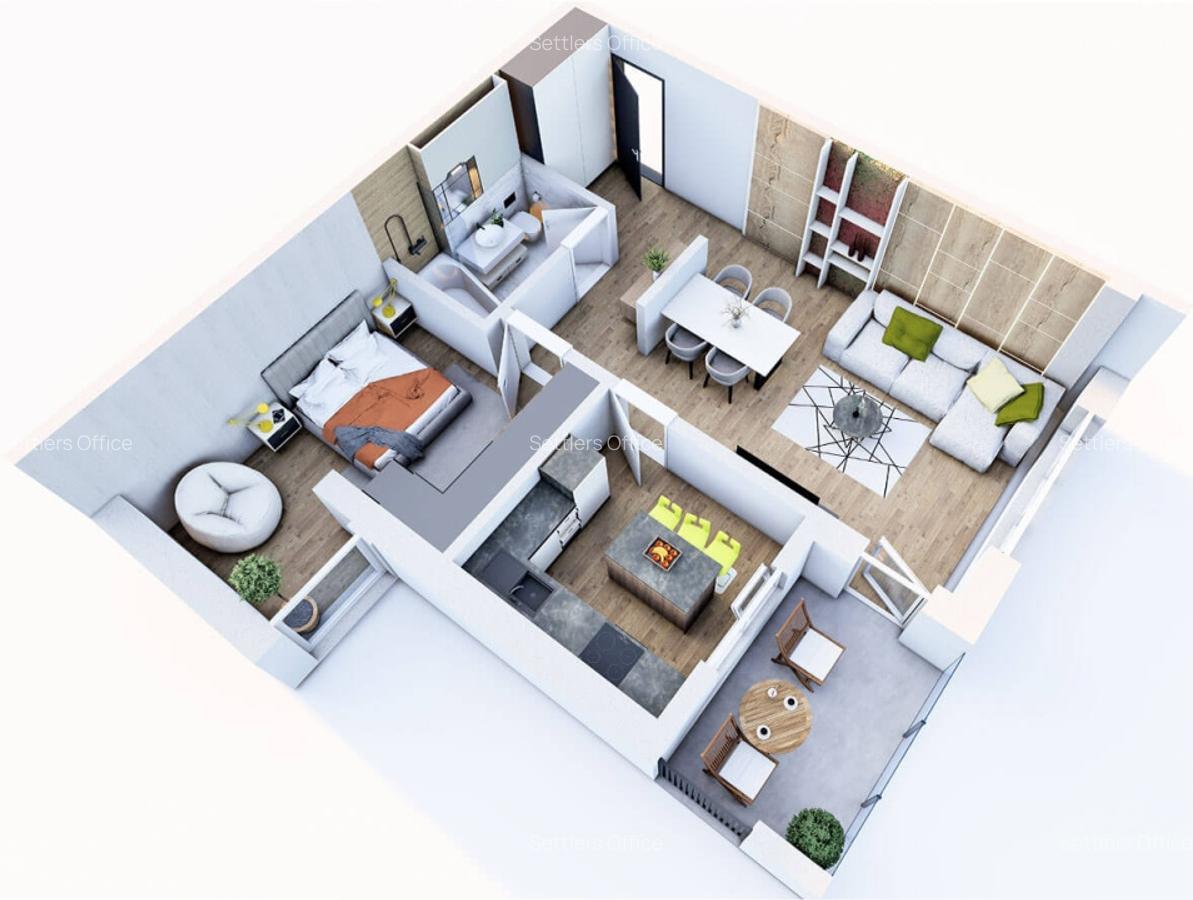 Apartament 2 camere in ansamblu rezidential modern- TVA 9% pana la 1 August 2025 - 1