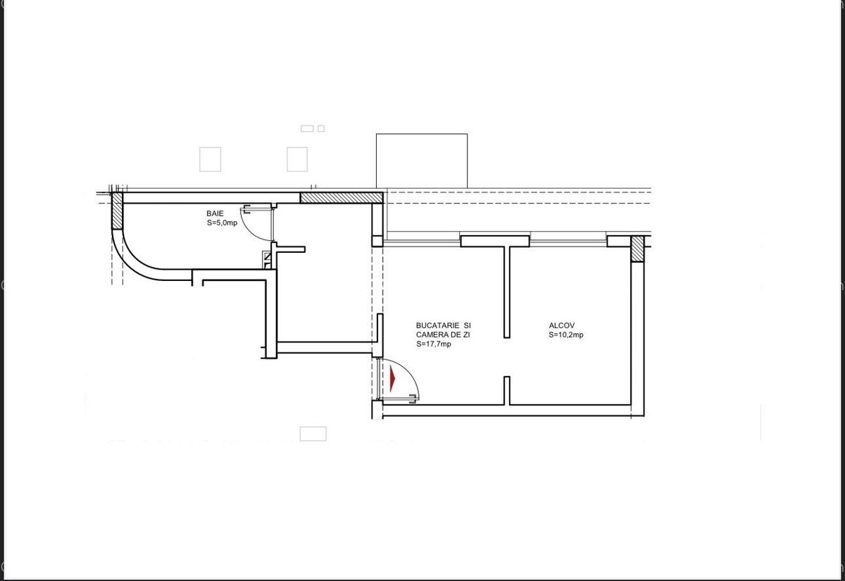 Apartament cu 2 camere semidecomandat în Apărătorii Patriei - 1
