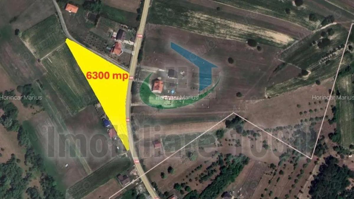 Teren intravilan 6300 mp, Carbunari, parcelat, acces la doua drumuri publice - 1
