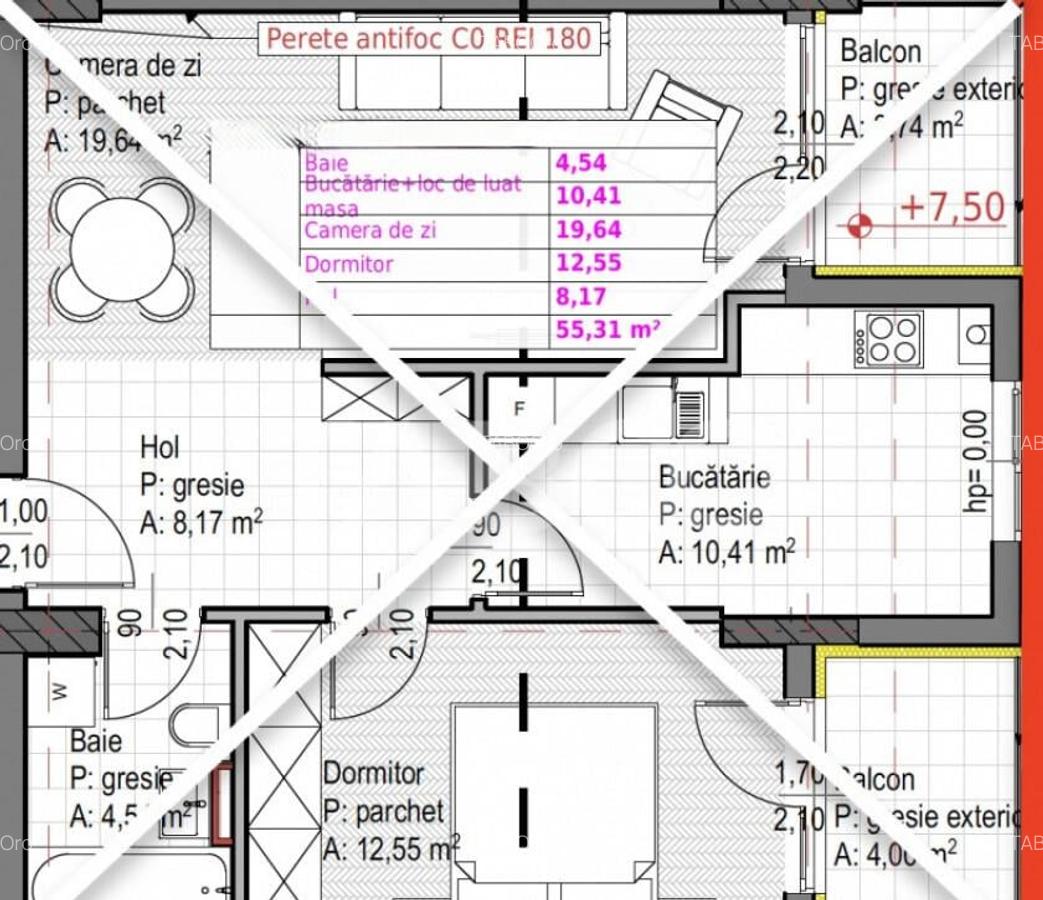 Apartament decomandat in stadiu de proiect cu 2 camere de va - 2