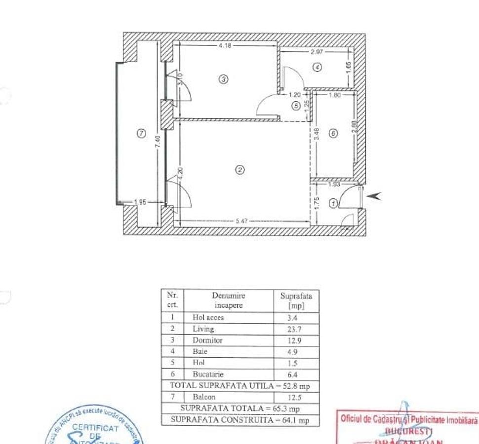 Apartament de vanzare 2 camere One Cotroceni Park - 14