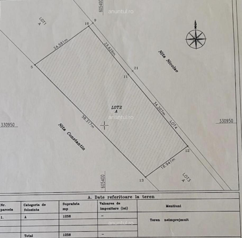 Ilfov Teren deosebit in Branesti sat Pasarea ! - 5