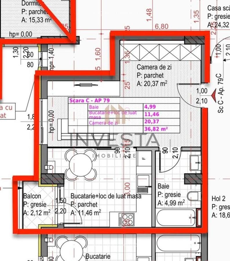 APARTAMENT DE VANZARE 1 CAMERA SOPOR - 6