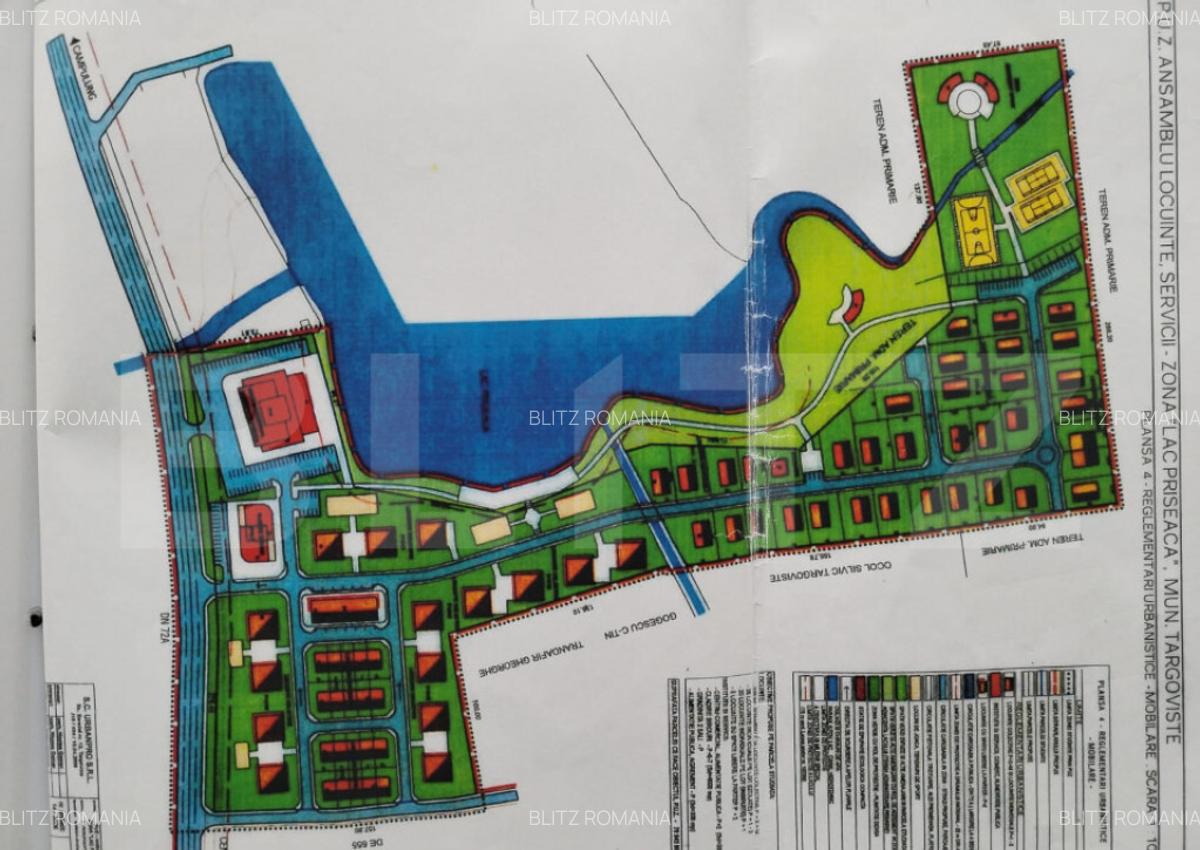 Teren 1152mp Ansamblu Locuin?e, servicii Zona Lac Priseaca - 1