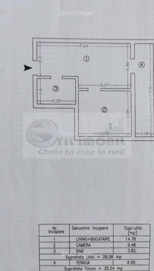 Ap 2 camere openspace , Palas Iași, 35 mp total, 77.000 EUR neg - 6