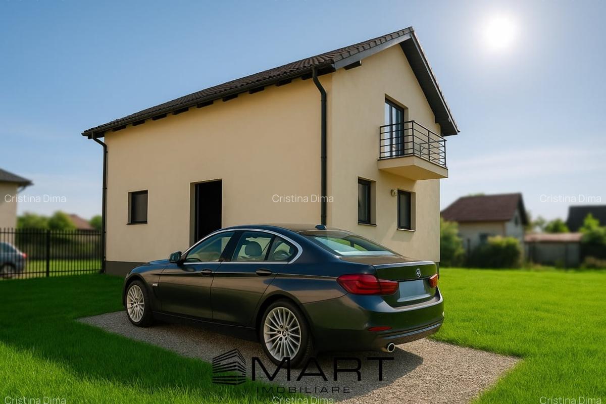 Casa individuala mobilata elegant, 4 camere, 2 bai, gradina Cristian SB - 1